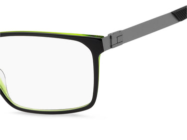 Premium Men Tommy Hilfiger Eyeglasses: TH 1828 - Black Green - SpecSMART Eye Clinic (Zoom View)